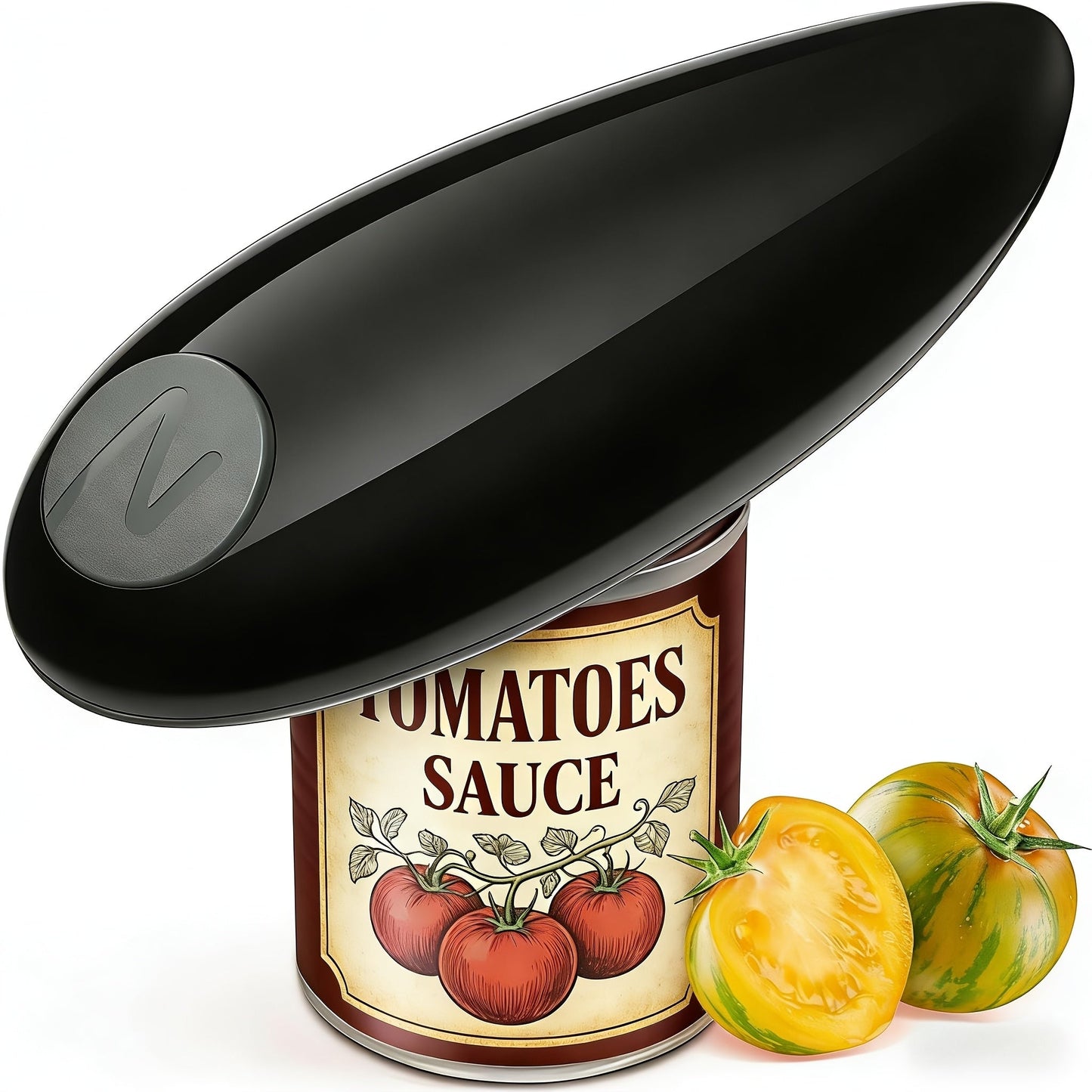 Automatic Can Opener Hands-Free | Electric Battery-Powered One-Touch Can Opener for All Can Sizes, Safe Smooth Edge, Food-Safe Portable Kitchen Tool – No Sharp Edges, Easy to Use, Multiple Colors