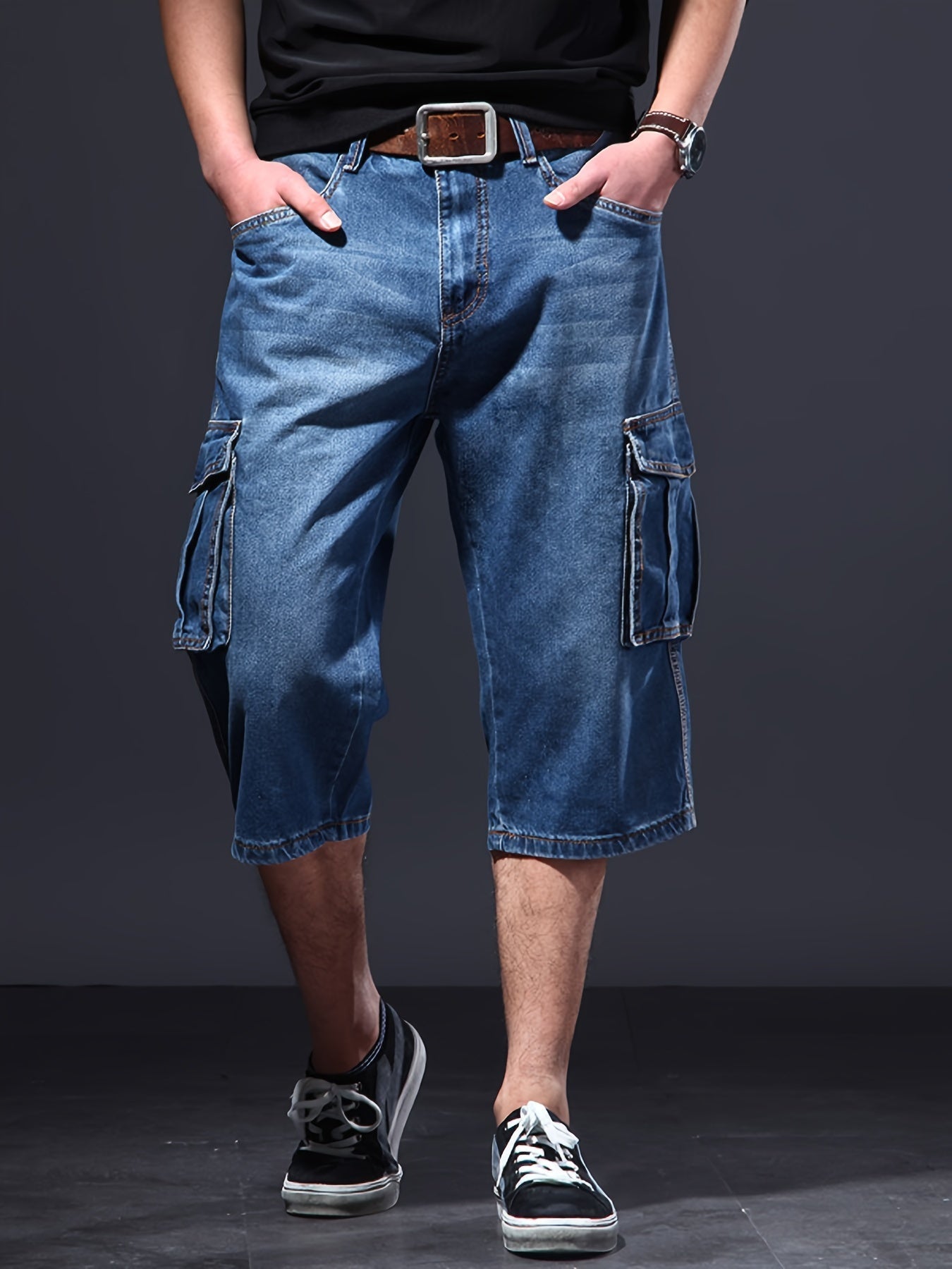 Men's Cargo Shorts - Multi Pocket Travel Style