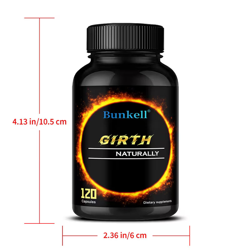 Ashwagandha Zinc Men's Girth & Vitality Supplement – 120 Capsules with Ashwagandha Root Extract, Zinc & Sodium for Daily Male Wellness, Stamina, and Performance Support