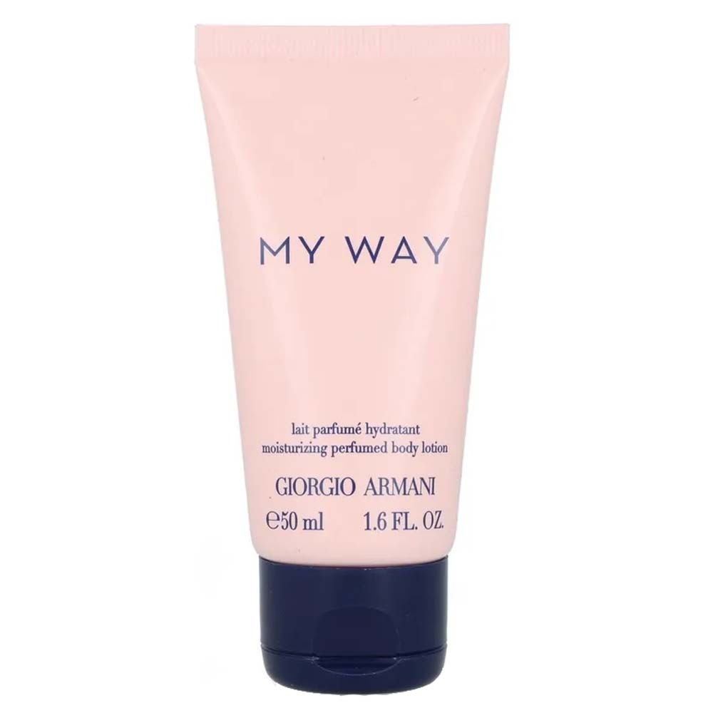 Perfumed Body Lotion Giorgio Armani My Way for Women Moisturizing Floral Scented Hydrating Skin Softening Body Cream with Signature Fragrance 1.6 oz 50ml Travel Size