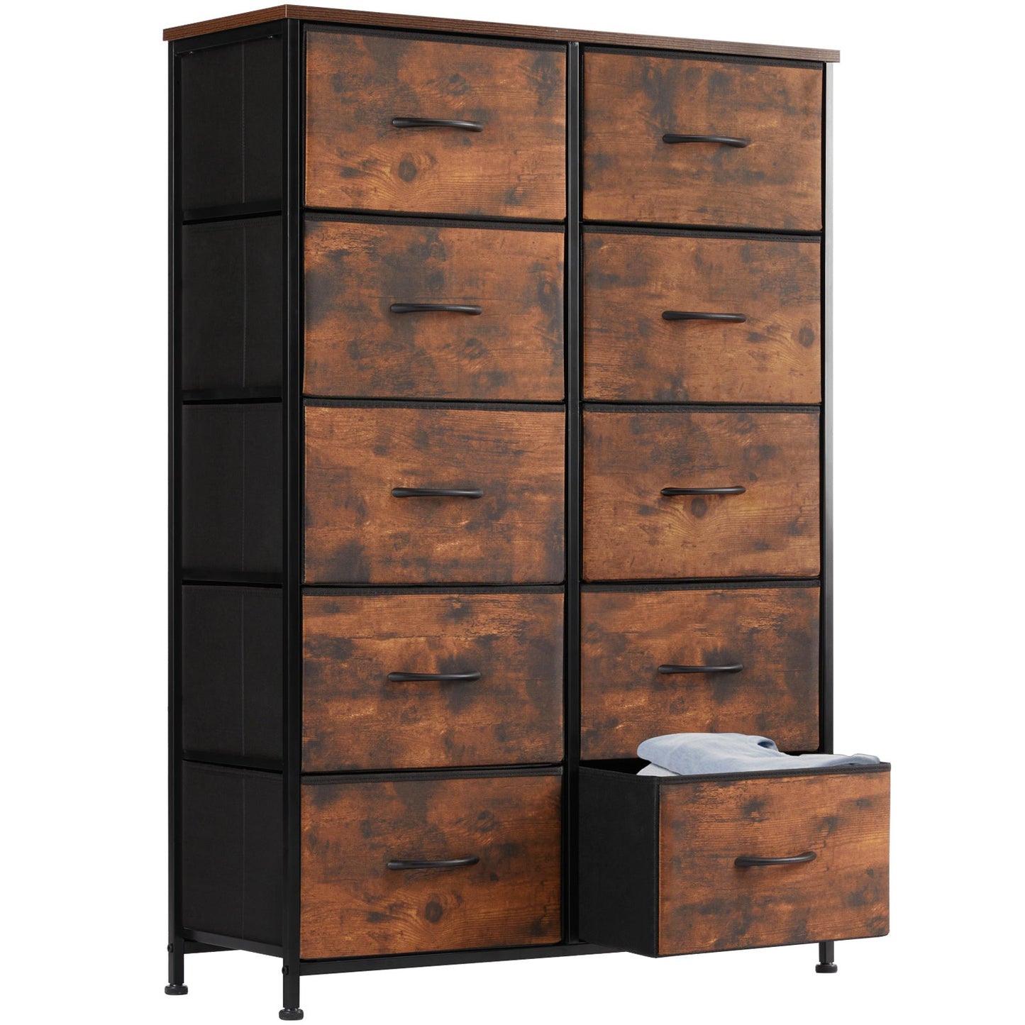 Storage Cabinet shown in the RUST option