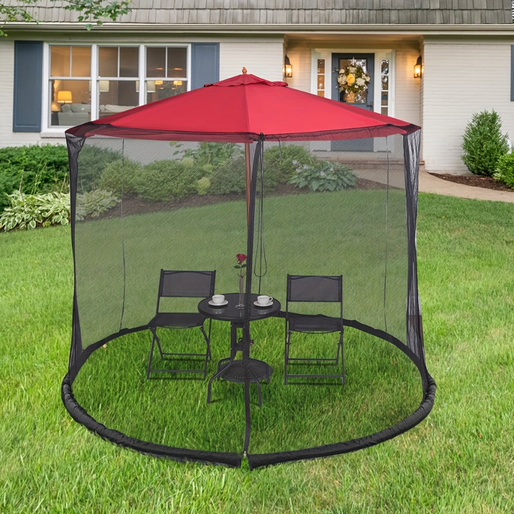 10-Foot Patio Umbrella Accessory with Tool-Free Assembly for Outdoor Shade and Protection detail image - detail view 10