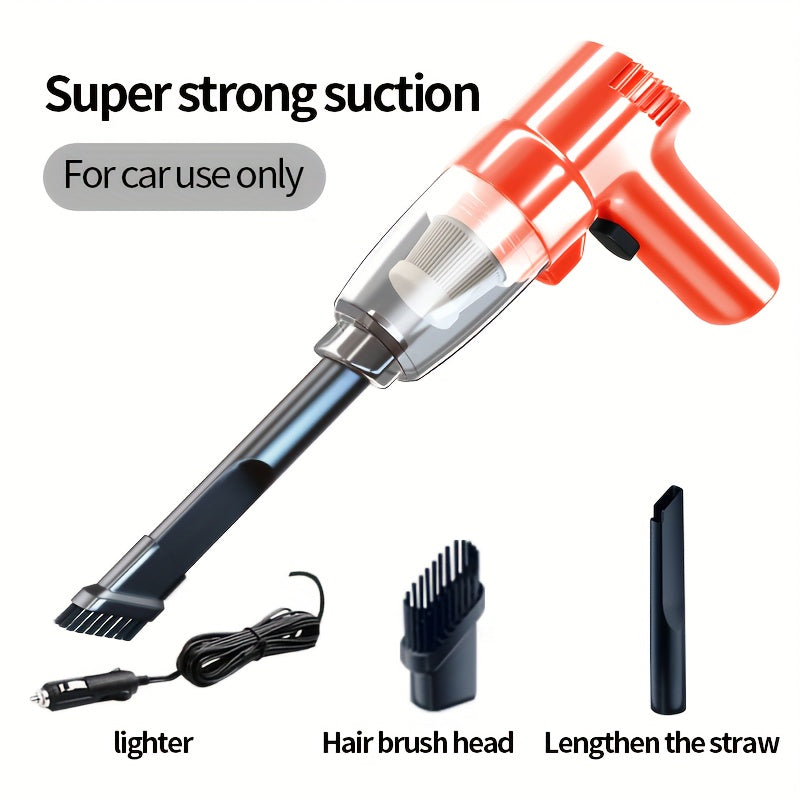 Handheld Car Vacuum Cleaner Corded - 3KPA Powerful Suction, 3M Power Cord, Lightweight Portable Auto Vacuum for Cars Trucks & Home, Single-Point Exhaust, No Battery Needed, 5 Colors