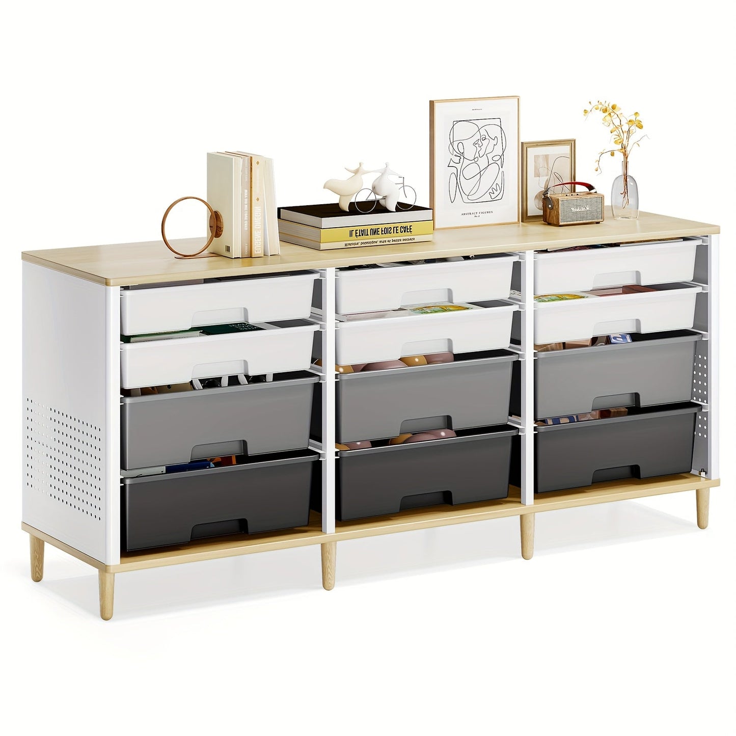 Storage Cabinet shown in the Grey option