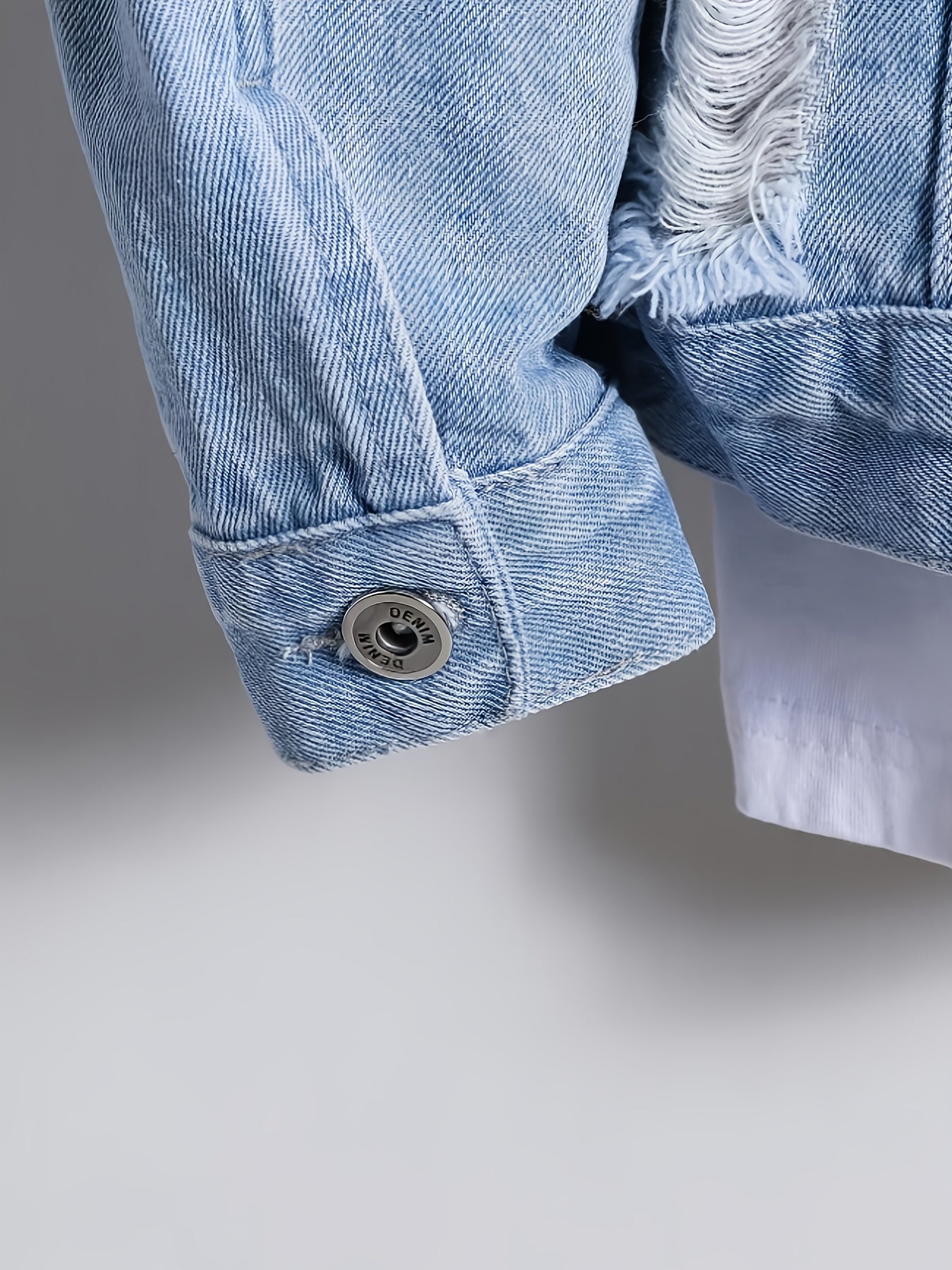 Men's Versatile Denim Pullover Coat
