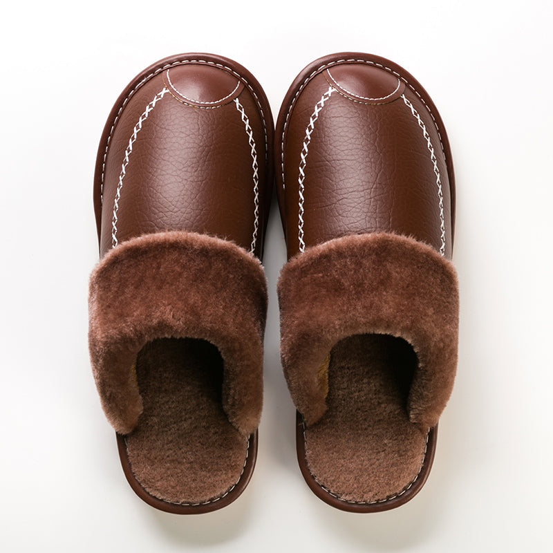 Men's Slippers - Slip-On Ease & Warm Lining