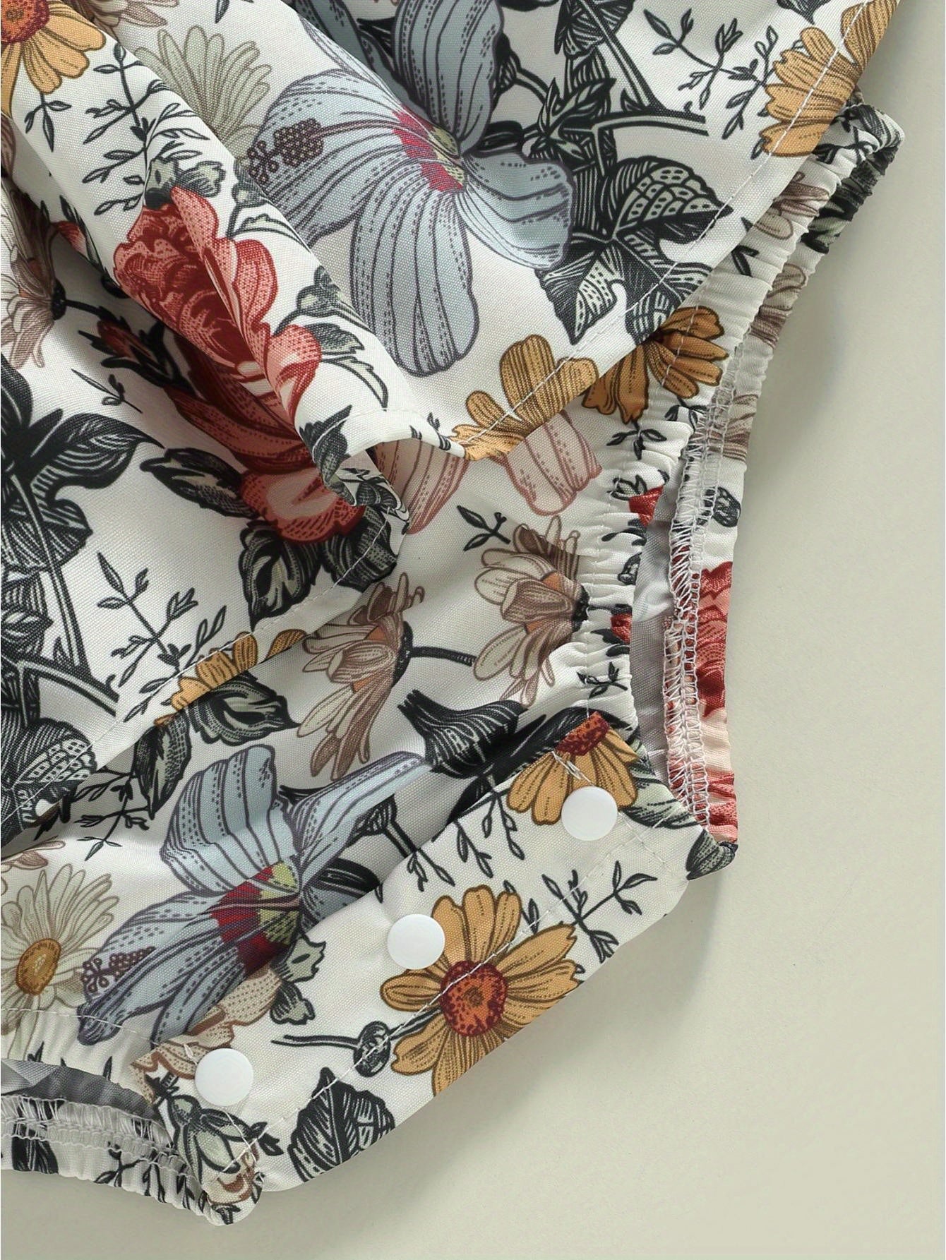 Baby Girls Outfit Set - Floral Graphic Style 29445