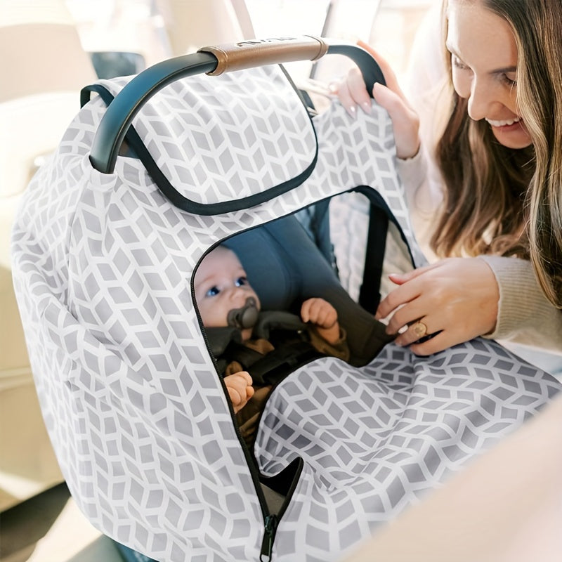 Baby Car Seat Cover - Canopy Spring Autumn Winter