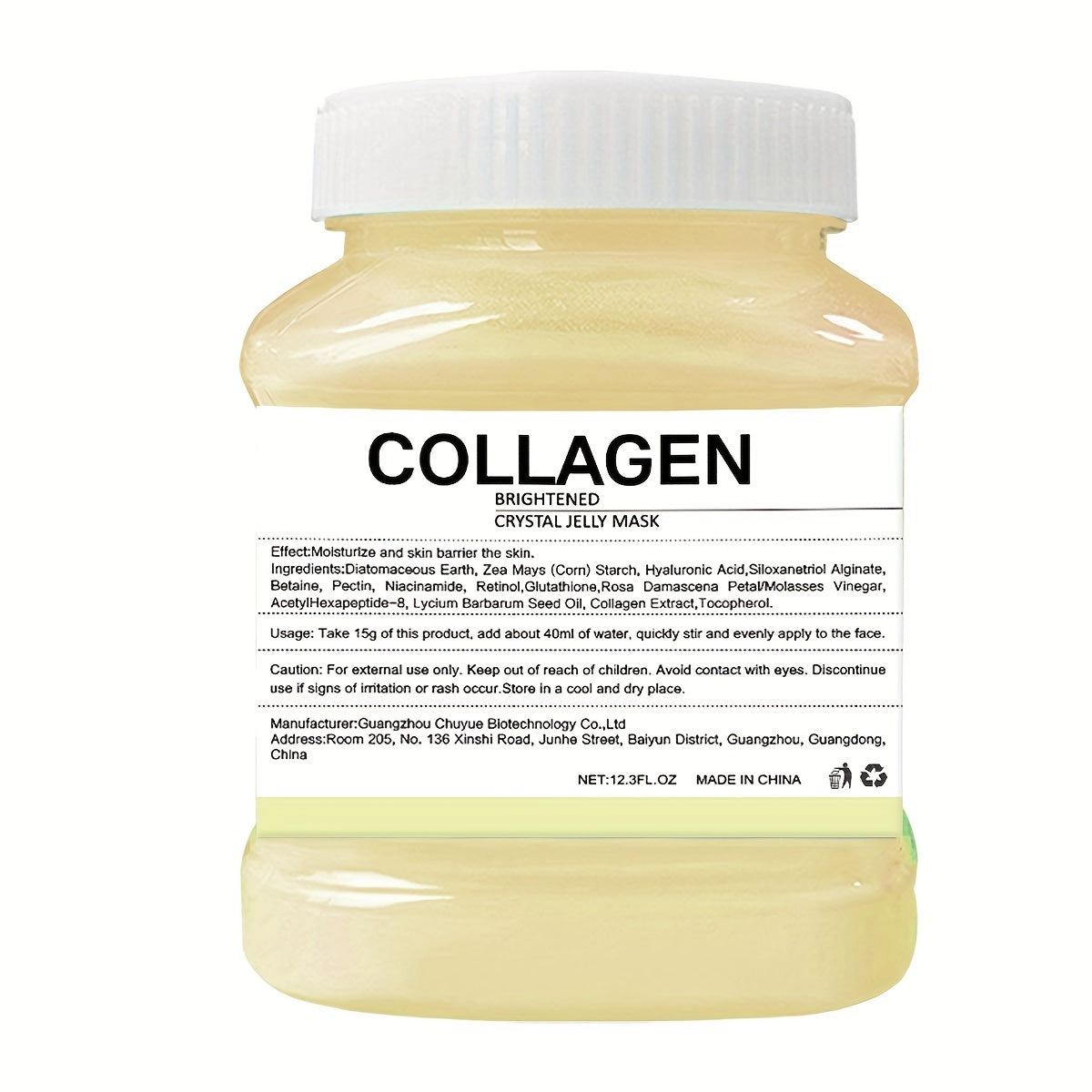 DIY Peel-Off Face Mask Powder Collagen & Turmeric — Hydrating Brightening with Hyaluronic Acid & Beta-Glucan, Salon-Quality At-Home Facial Treatment for All Skin Types, Skincare Gift