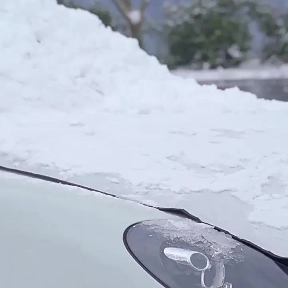 Windshield Snow Cover & Sun Shade Universal Fit – Thickened All-Season Front Window Frost Ice Guard & UV Sunshade Protector for Cars SUVs Trucks
