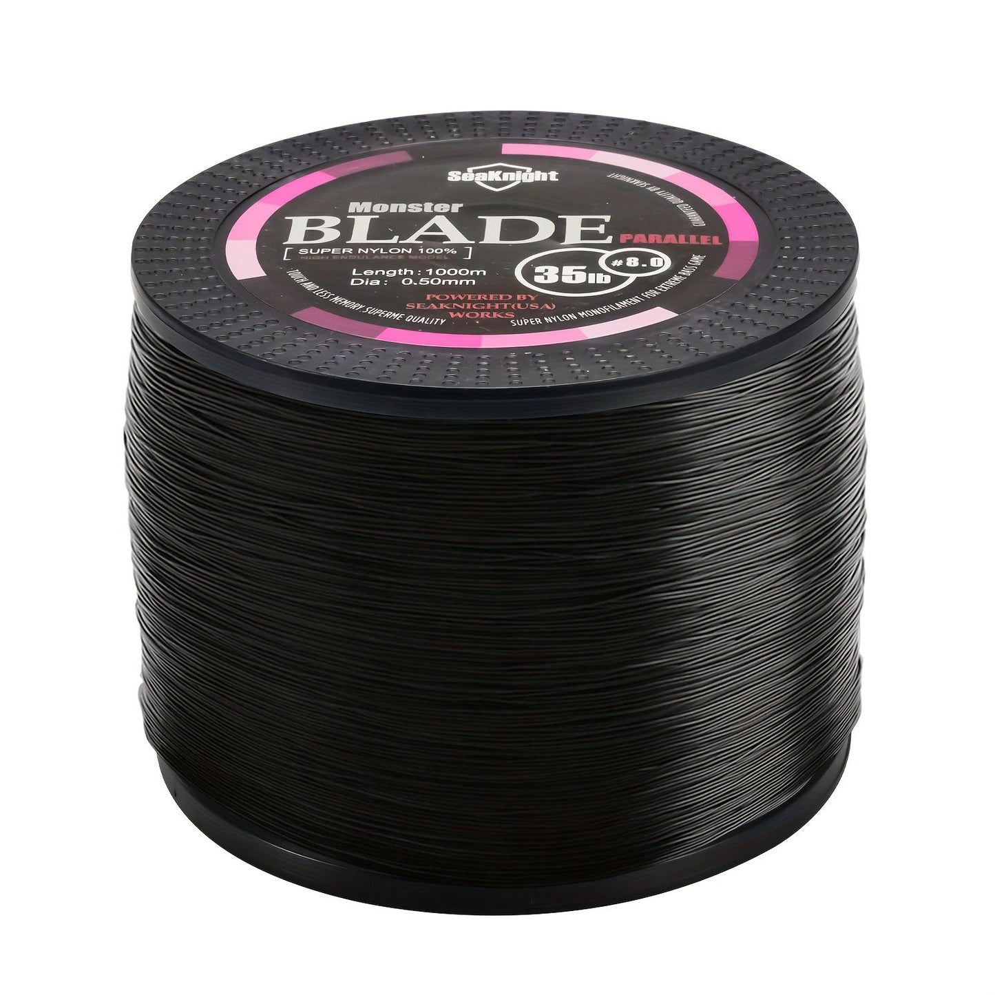 Monofilament Fishing Line 1000M / 1093Yds – Nylon Mono Line for Freshwater & Saltwater, 2-35LB, Black & White