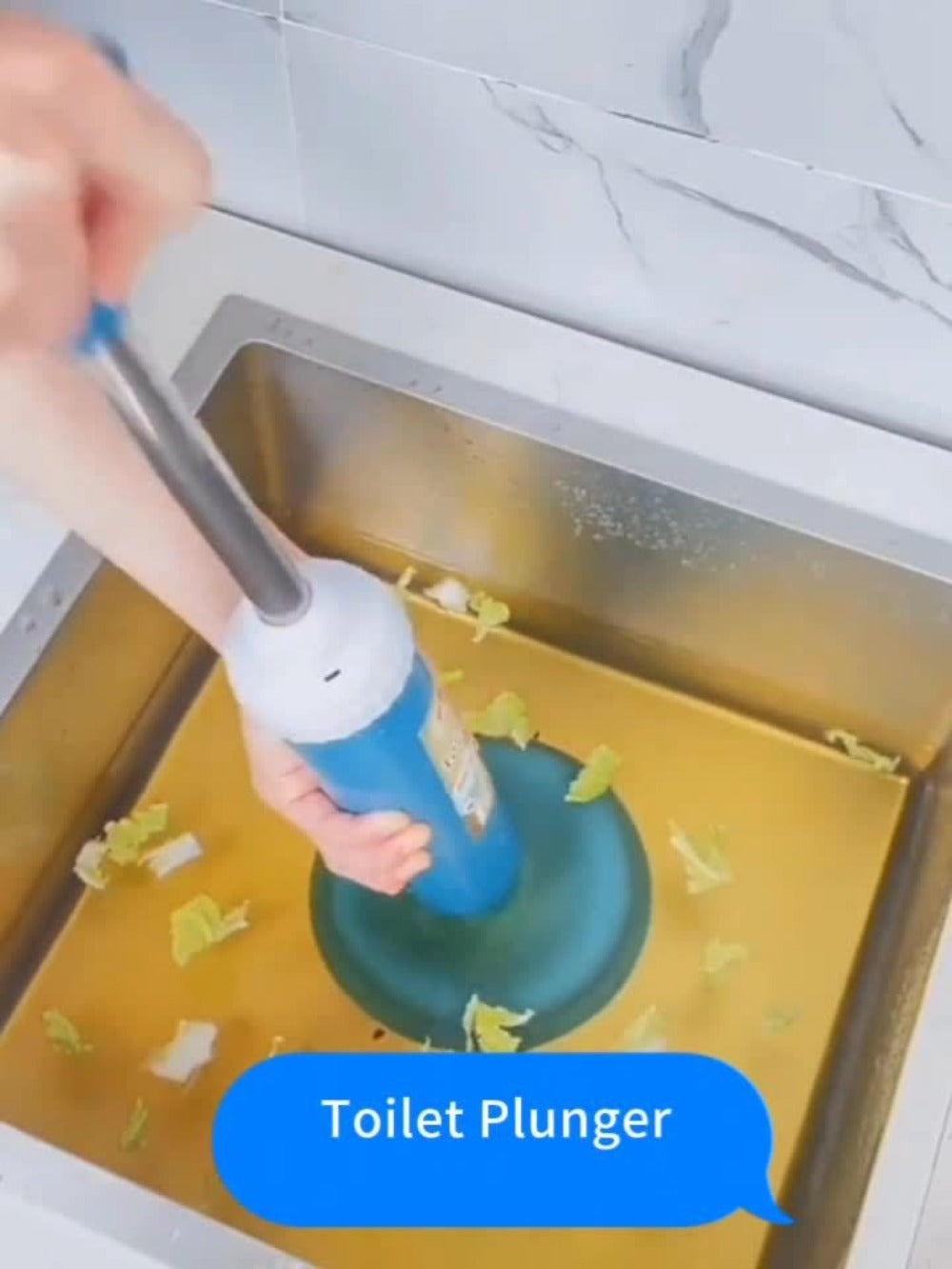 Flexible High-Pressure Drain Pipe Clog Remover - Manual Toilet Plunger & Pipe Dredging Tool, Durable Plastic Drain Cleaner for Bathroom Sink Shower Kitchen Drain, No Electricity Needed, Green