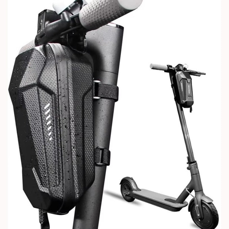 Electric Scooter Handlebar Bag Front Storage 2L Large Capacity – Portable Waterproof Handlebar Pouch for Phone, Wallet & Essentials, Universal Fit for E-Scooter, Bike & Bicycle