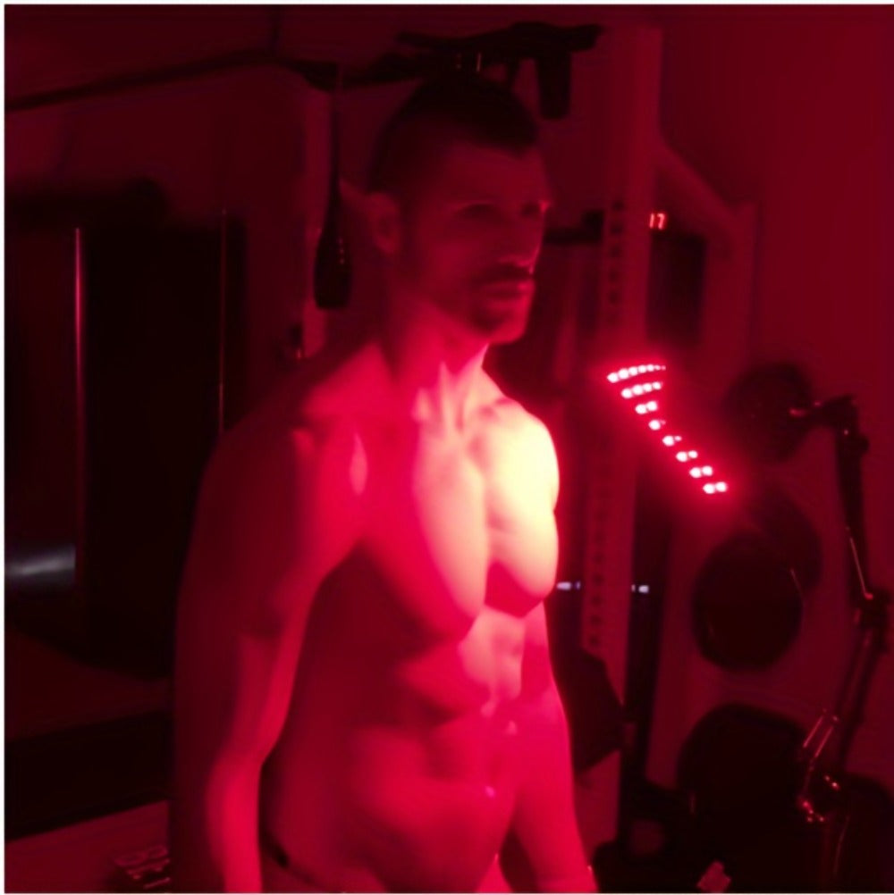 Red Light Therapy for Face & Body – 660nm Red Light & 850nm Infrared LED Lamp with Stand, Skin Rejuvenation, Anti-Aging & Pain Relief Device, Self-Care Gift for Women & Men, Birthday & Holiday Gift