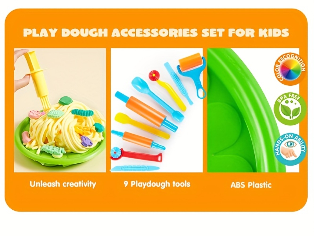 44-Piece Kids Clay Tools Set with Molds, Rolling Pins & Cutters – Non-Toxic Dough Accessories for Toddlers & Preschoolers, Easy-Grip Handles, Party Favor, Birthday Christmas Gift