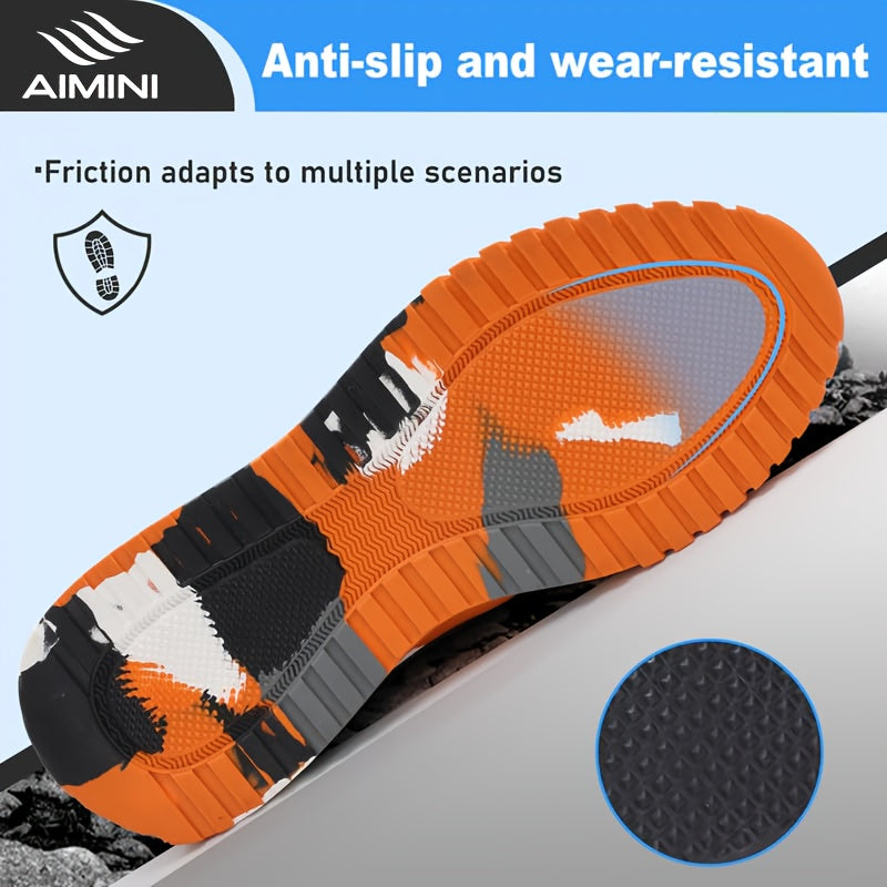 Men's Work & Safety Boots - Steel Toe Protection & Lightweight Design