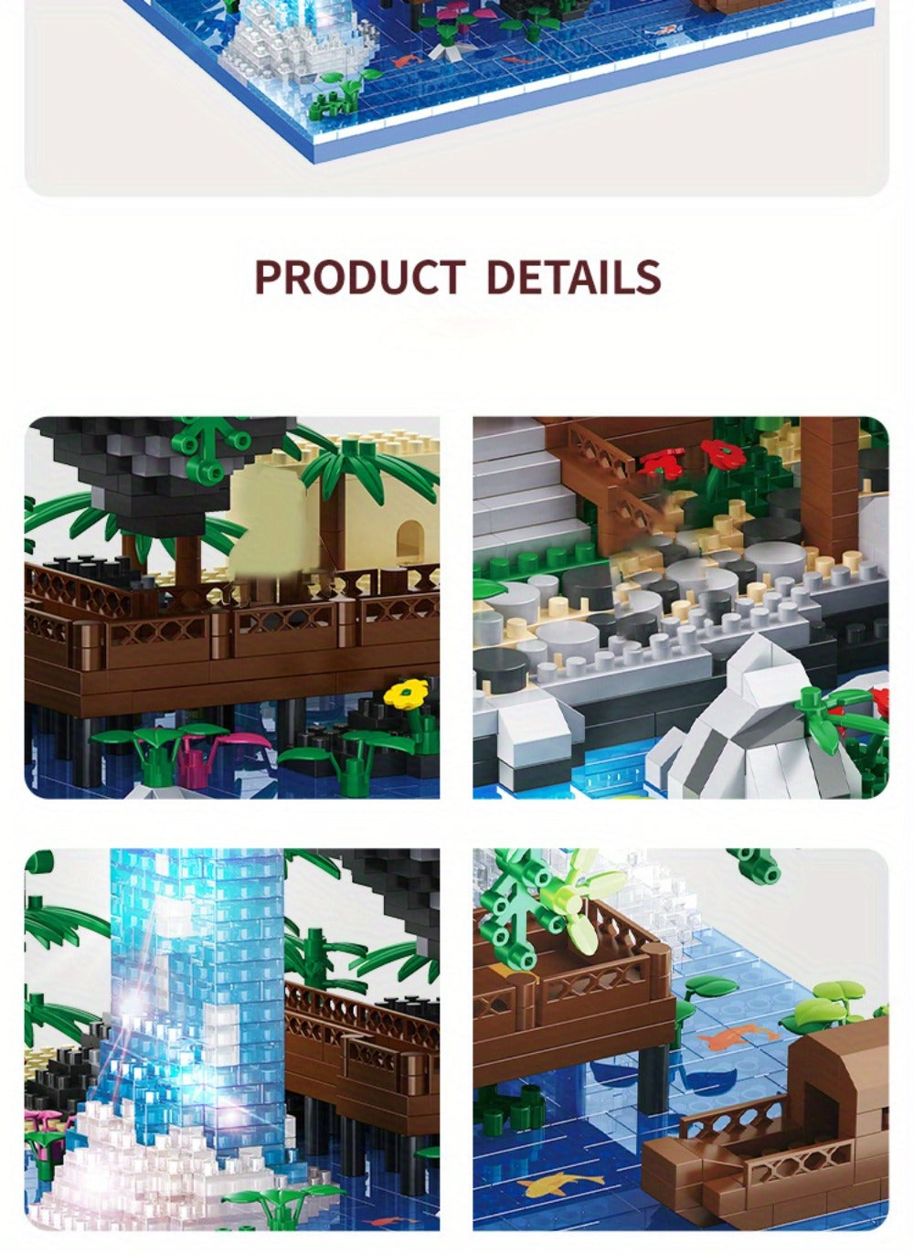 Bonsai Tree Building Set 3320 Pieces Micro Blocks – Chinese Architecture Peach Blossom Cherry Blossom Miniature Model Kit, Unique Birthday Christmas Gift for Adults Teens Collectors