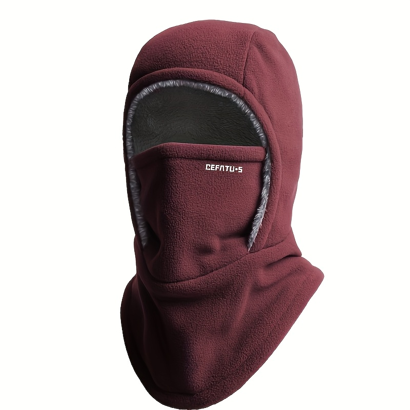 Winter Balaclava Hat with Neck Mask & Ear Protection – Windproof Face-Fit Knit Ski Mask for Men & Women, Thermal Head Cover for Cycling, Running, Skiing, Fishing & Outdoor Work (6 Colors)