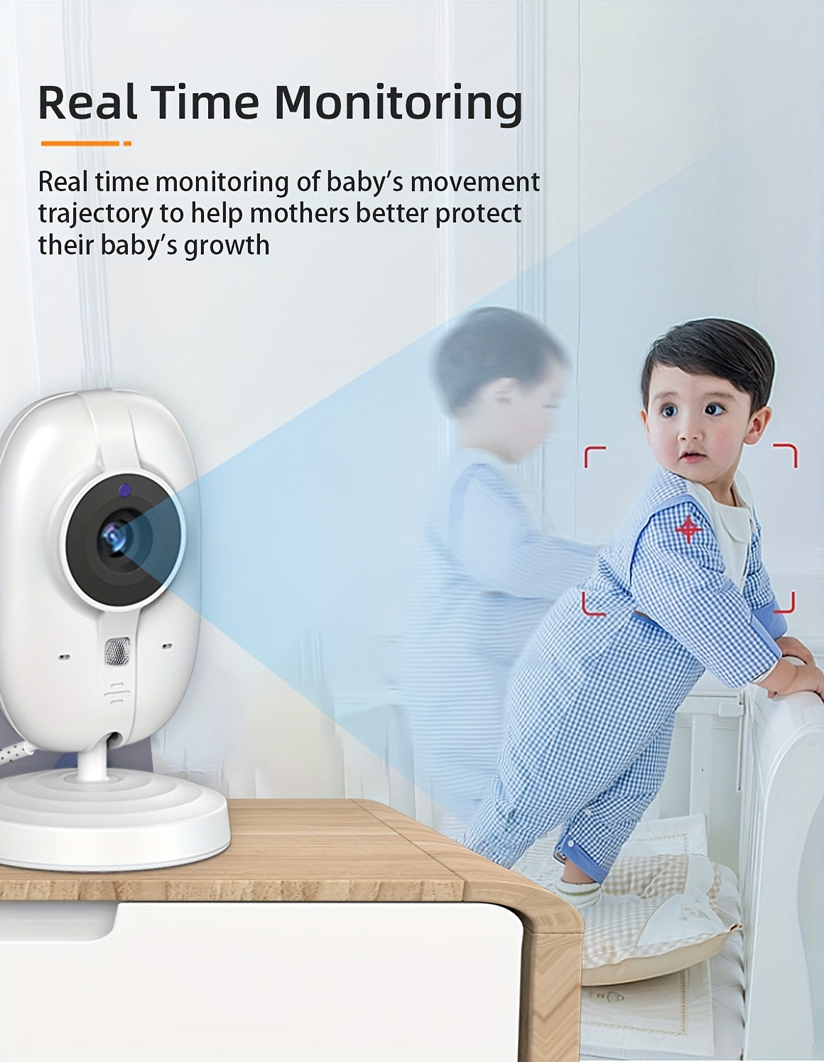 Video Baby Monitor - Night Vision Two-Way Audio