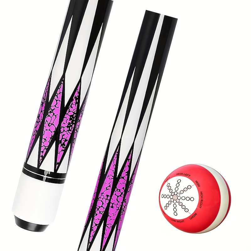 Pool Cue Stick 58 Inch - 13mm Laminated Tip, North American Maple Shaft, Ergonomic Grip, Billiard Cue for American Pool & Rotation Billiards, Great Gift for Men