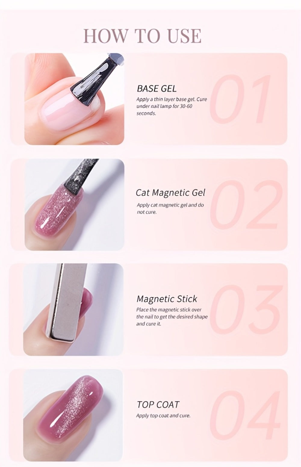 Cat Eye Gel Polish 15ml Plum Bordeaux Magnetic Soak Off UV LED – 3D Light-Shifting Effect Quick Dry Semi-Permanent Long-Lasting Fall Winter Dark Nail Colors for DIY & Salon Nail Art Women