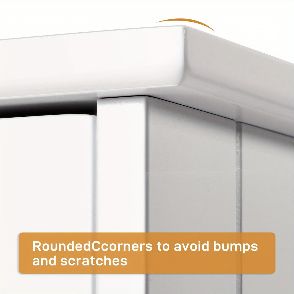 4-Drawer Space-Saving Bathroom Storage Cabinet, Multi-Purpose Organizer Cabinet detail image - detail view 11