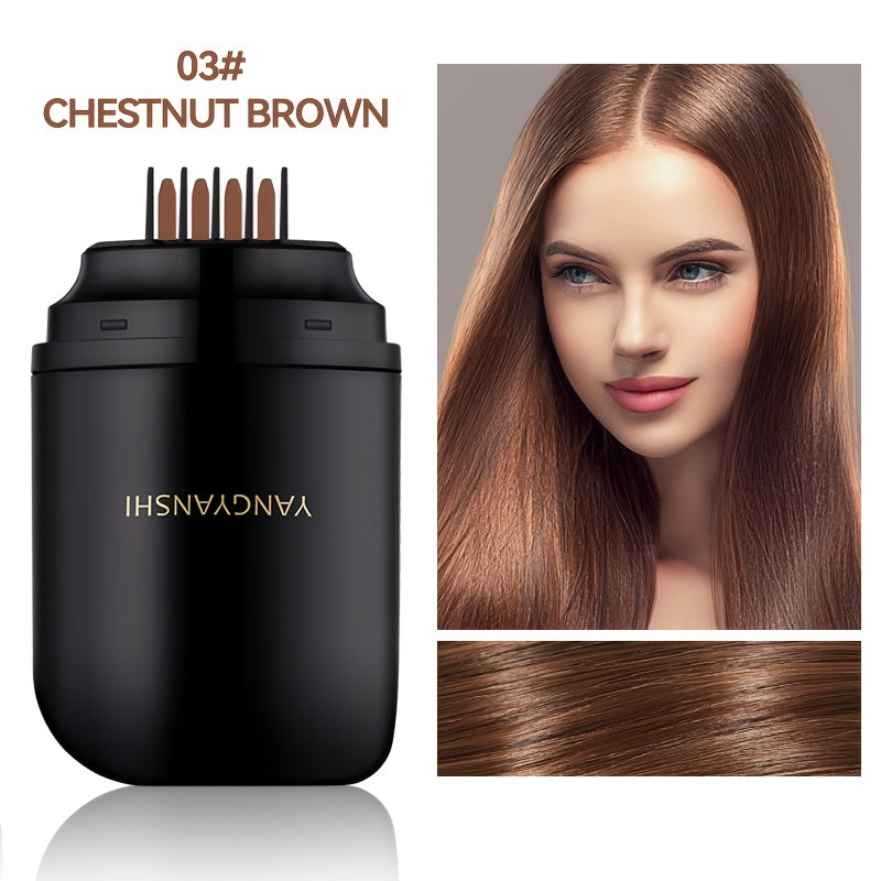 Root Touch Up Hair Dye Stick Instant Gray Hair Coverage Pen Waterproof Sweatproof Colorfast No Stain on Clothes Natural Black Black Brown for Women Men Between Coloring Sessions Travel Size