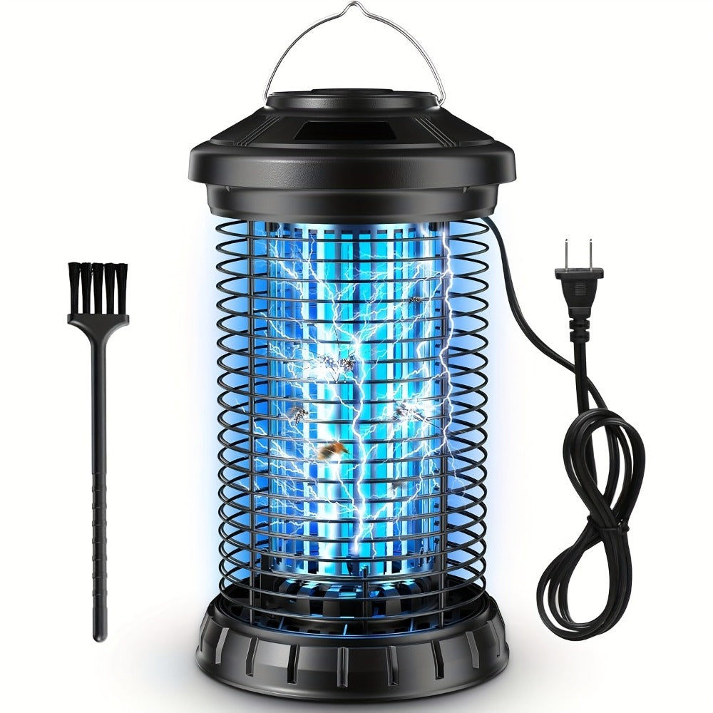 Portable Bug Zapper 4200V – Electric Mosquito Killer & Indoor Fly Trap, UV Insect Zapper for Home, Bedroom, Kitchen, Backyard & Camping, Chemical-Free Bug Repellent Mosquito Trap – Black
