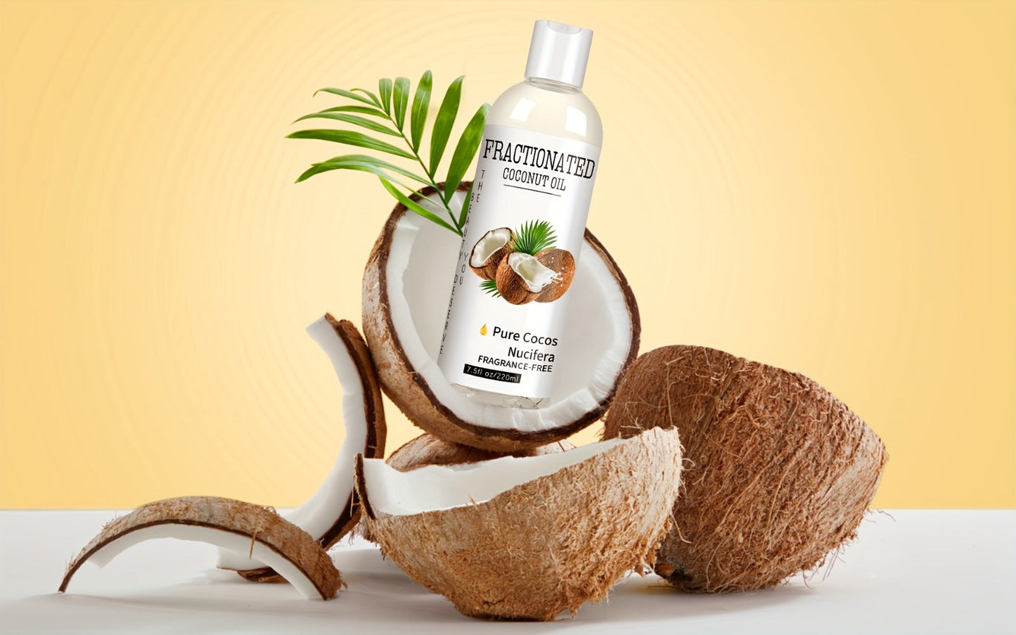 Fractionated Coconut Oil 2-Pack 7.5 fl oz Each — 100% Pure Carrier Oil for Massage, Hair & Body, Lightweight Moisturizing Body Oil, Vegan Fragrance-Free Formula, All Skin Types, Unisex Skincare