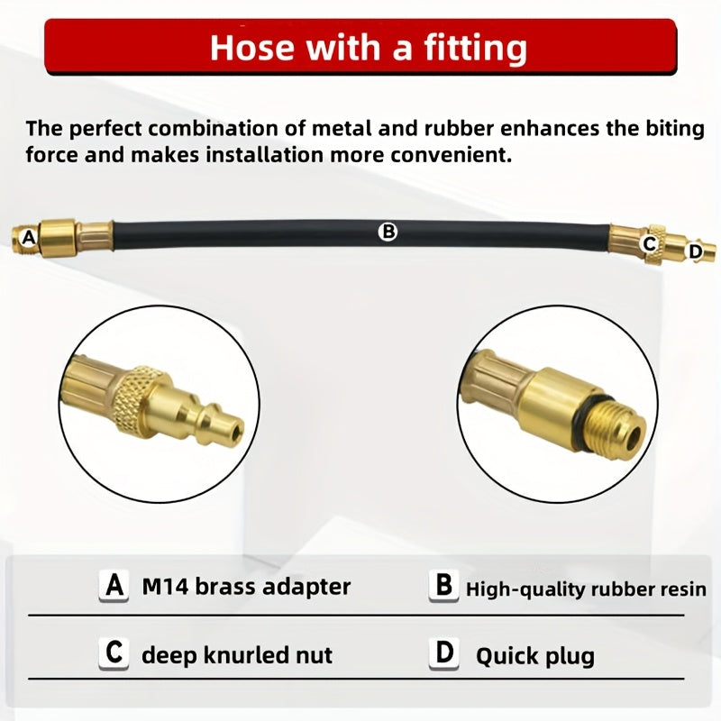 Automotive Kit for Testing Cylinder Leaks, Including a Gasoline Engine Compression Tester And a Dual Gauge Leakdown Detector Tool Set Designed for Pressure Checks And Leakage Rate Assessments on Vehicles Such As Cars, Motorcycles, And Trucks