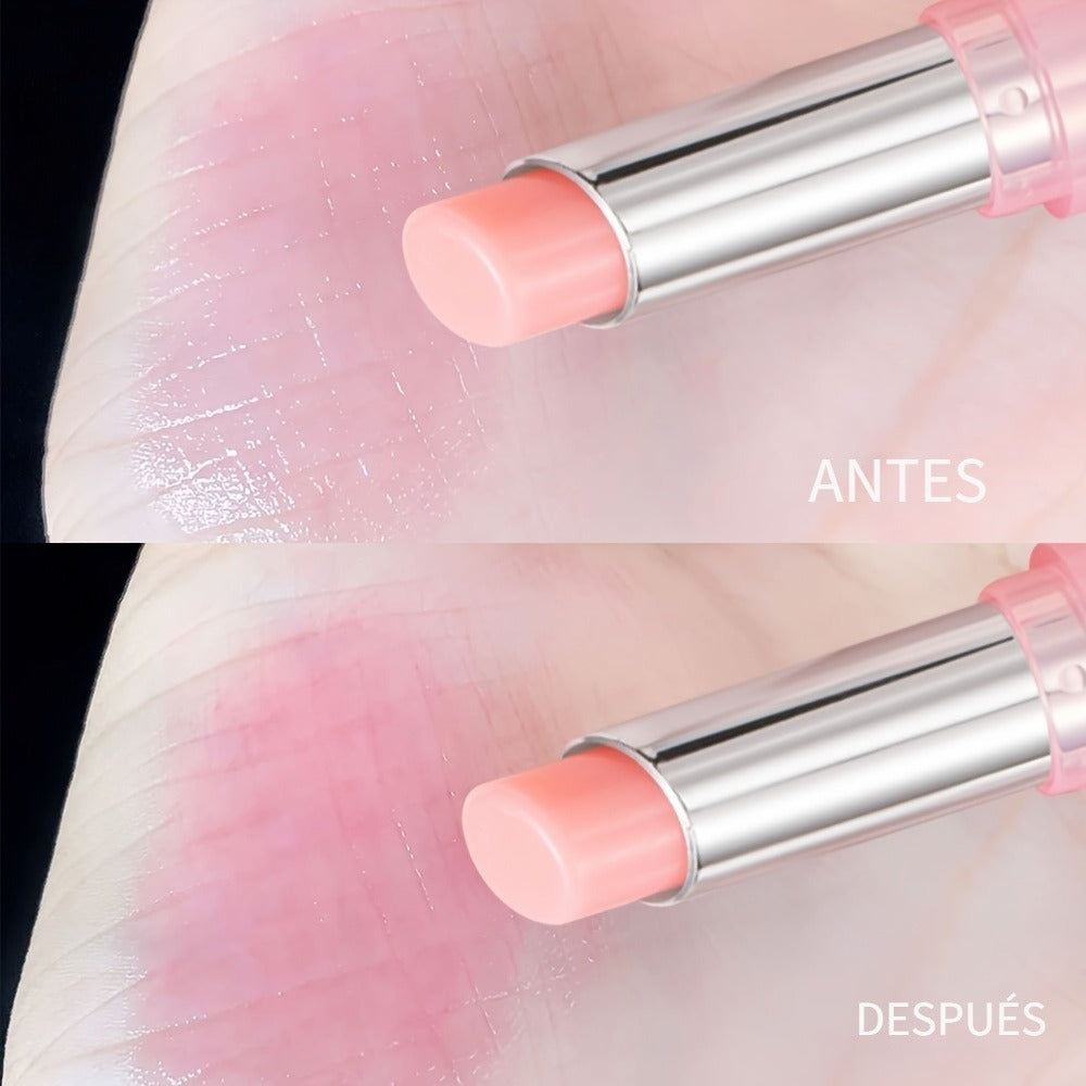 Color Changing Lip Balm Set 4Pcs Long-Lasting Moisturizing Hydrating Smudge-Proof Waterproof Temperature Sensitive Tinted Nourishing Lip Care Lipstick Gift for Women