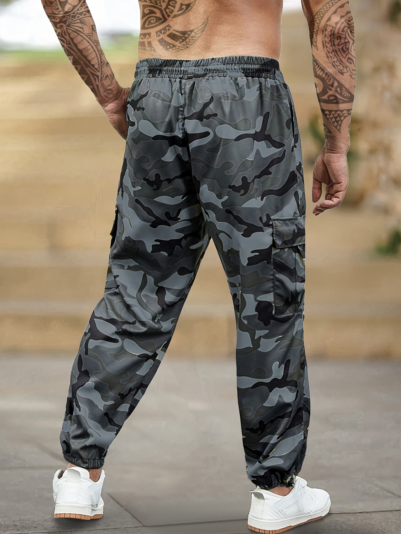 Men's Cargo Pants - Multi Pocket Workwear Style 032997