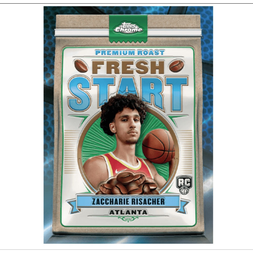 2024/25 Topps Chrome Basketball Mega Box + Hobby Pack Factory Sealed Trading Cards Bundle – Blue Refractors, Rookies & Stars for Collectors