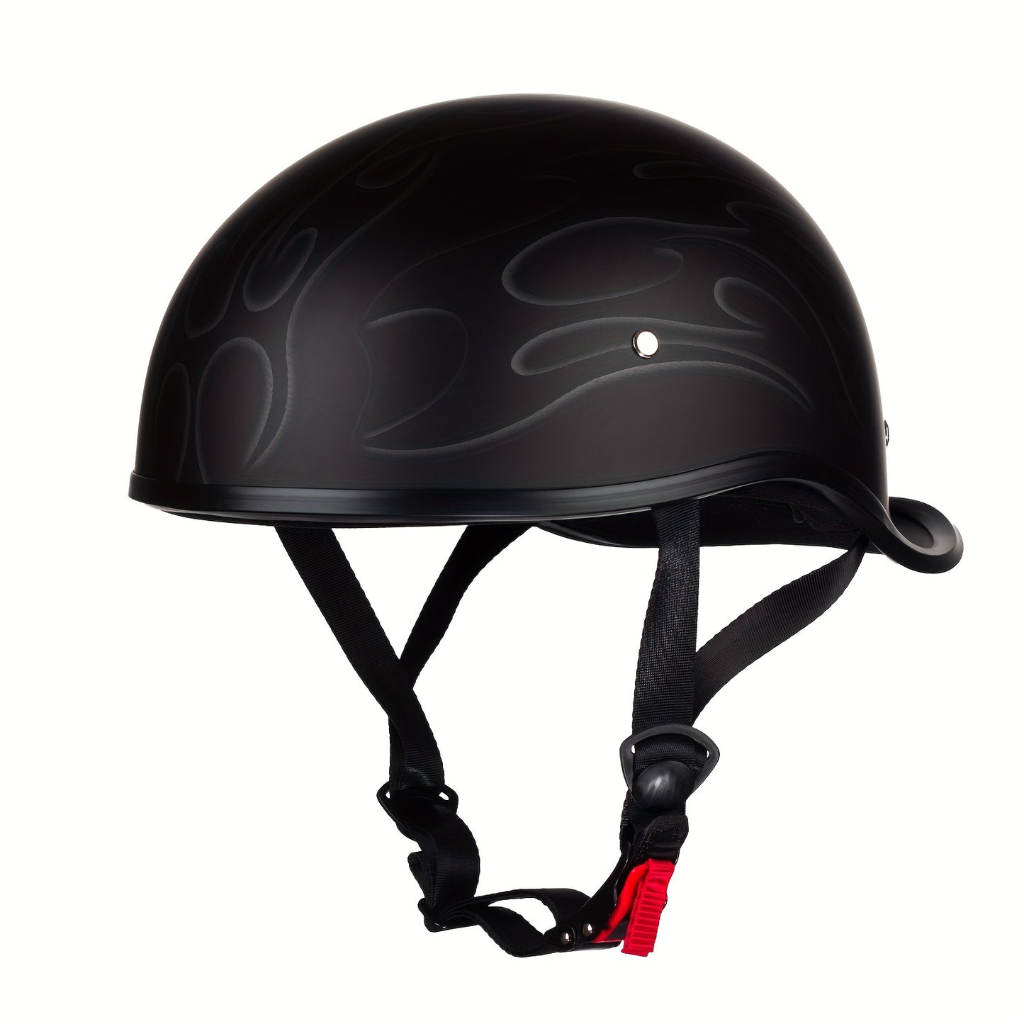 Open Face Motorcycle Helmet Half Shell – Lightweight Retro Half Helmet for Men Women, DOT Style Cruiser Scooter Motorbike Helmet, Size M, Styles TXW / FLH / YUN