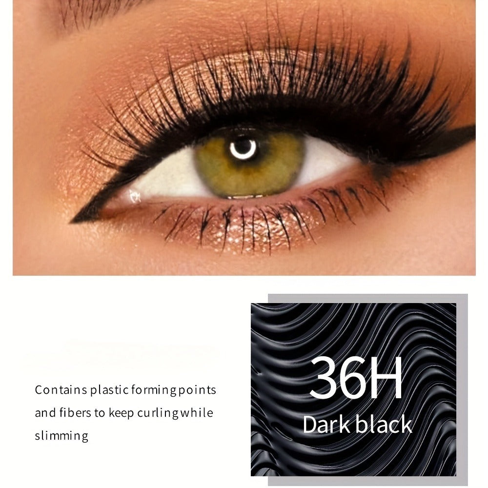 Squalane Mascara 3 Pack for Women – 8D Volume & Lengthening Deep Black Formula, Smudge-Proof Thickening Lash Enhancer, Plant-Derived Squalane, Warm Water Removable Long-Lasting Eye Makeup
