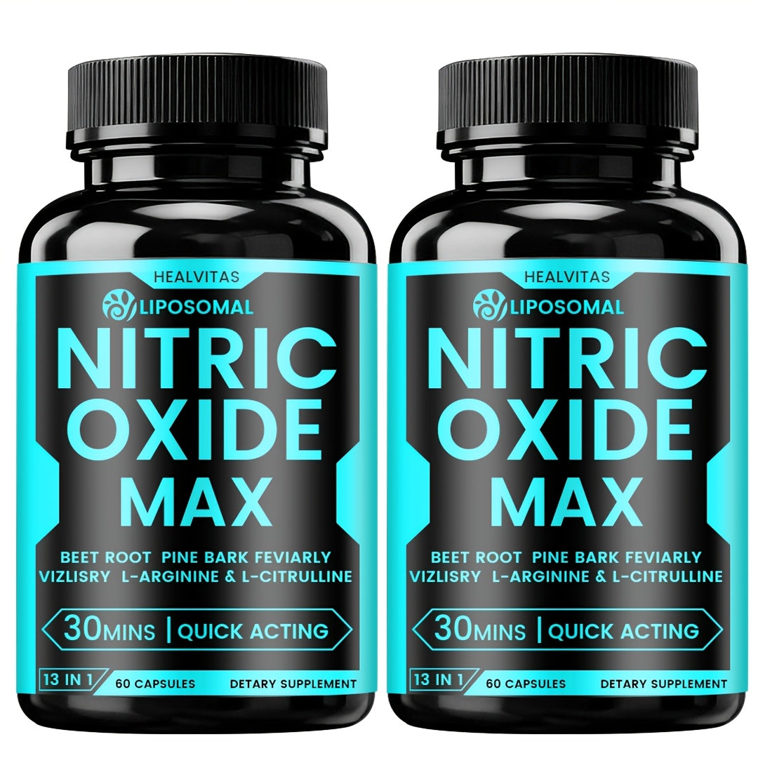 L-Arginine L-Citrulline AAKG & Beet Root Capsules 3000mg – Nitric Oxide Booster for Muscle, Blood Pressure & Workout Performance | Caffeine-Free Men's Health Supplement | 1 or 2 Bottle Options