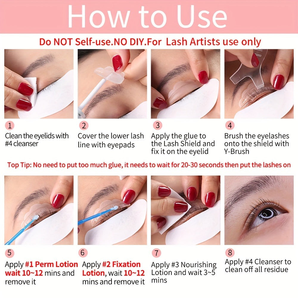 Lash Lift Kit Professional Eyelash Perm & Curl System ICONSIGN Calia Perm Technique 6-8 Weeks Long-Lasting Natural Lash Lifting DIY Home & Salon Use Beginner Friendly Complete Set