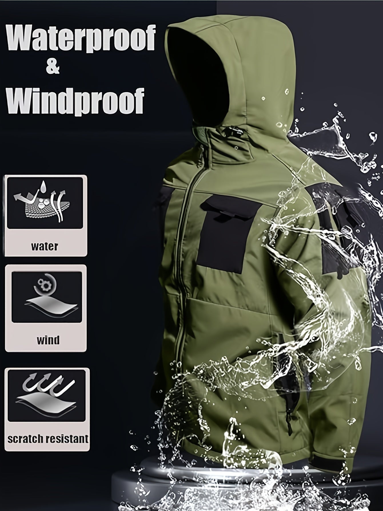 Men's Versatile Fleece Zip-Up Coat