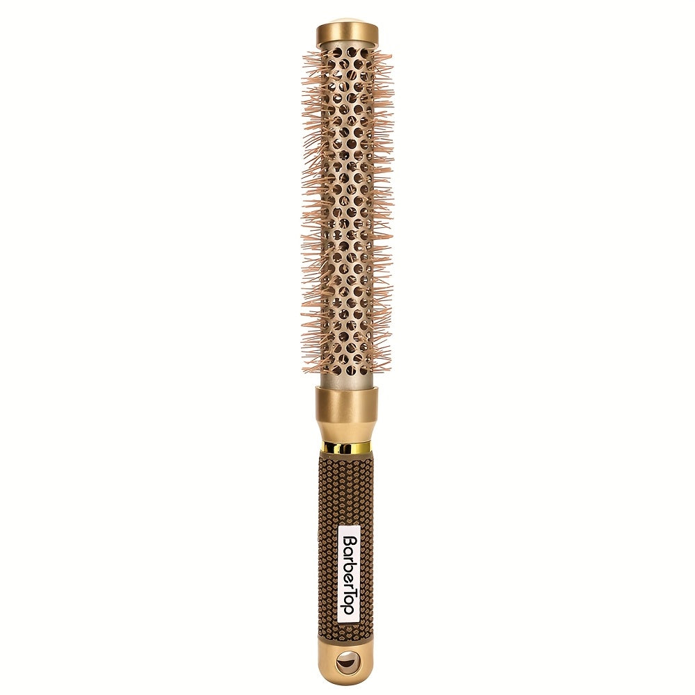 Round Hair Brush Nano Ceramic Ion – Heat Resistant Blowout Styling Roller Comb for Voluminous Bangs, Wavy Curls & Smooth Blowouts – 4 Sizes 25mm 32mm 45mm 53mm, All Hair Types