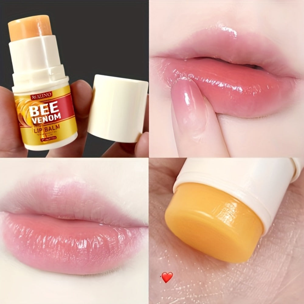 Bee Venom Skincare Set 5pcs with Vitamin C — Full-Body Moisturizing & Firming Kit for Lip, Face, Neck, Hands & Feet, Lightweight Non-Greasy Anti-Aging Gift Set