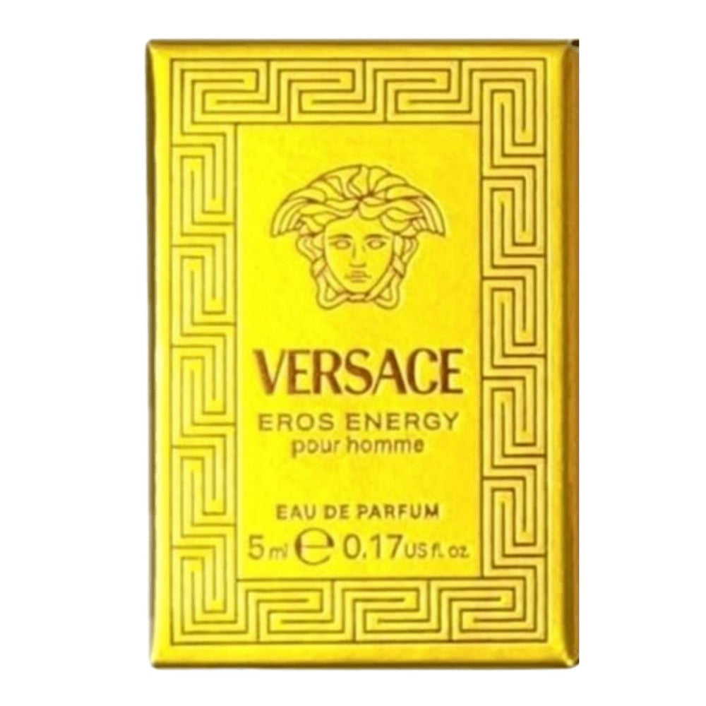 Versace Eros Energy EDP Travel Spray 5ml - Aromatic Woody Men's Eau de Parfum, Portable Mini Atomizer, Authentic Fragrance Decant, Ideal Gift for Him & Fragrance Lovers
