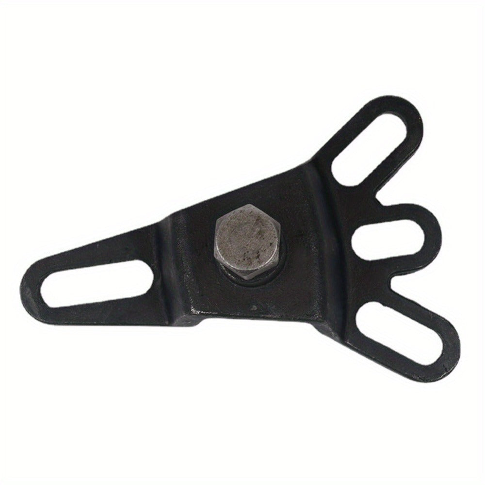 Brake Drum Puller Tool for Motorcycle – Heavy-Duty Cast Iron 4-Hole Wheel Hub Removal Tool for Tricycle, Bike & Scooter, Handheld Brake Drum Remover, DIY Repair Accessory