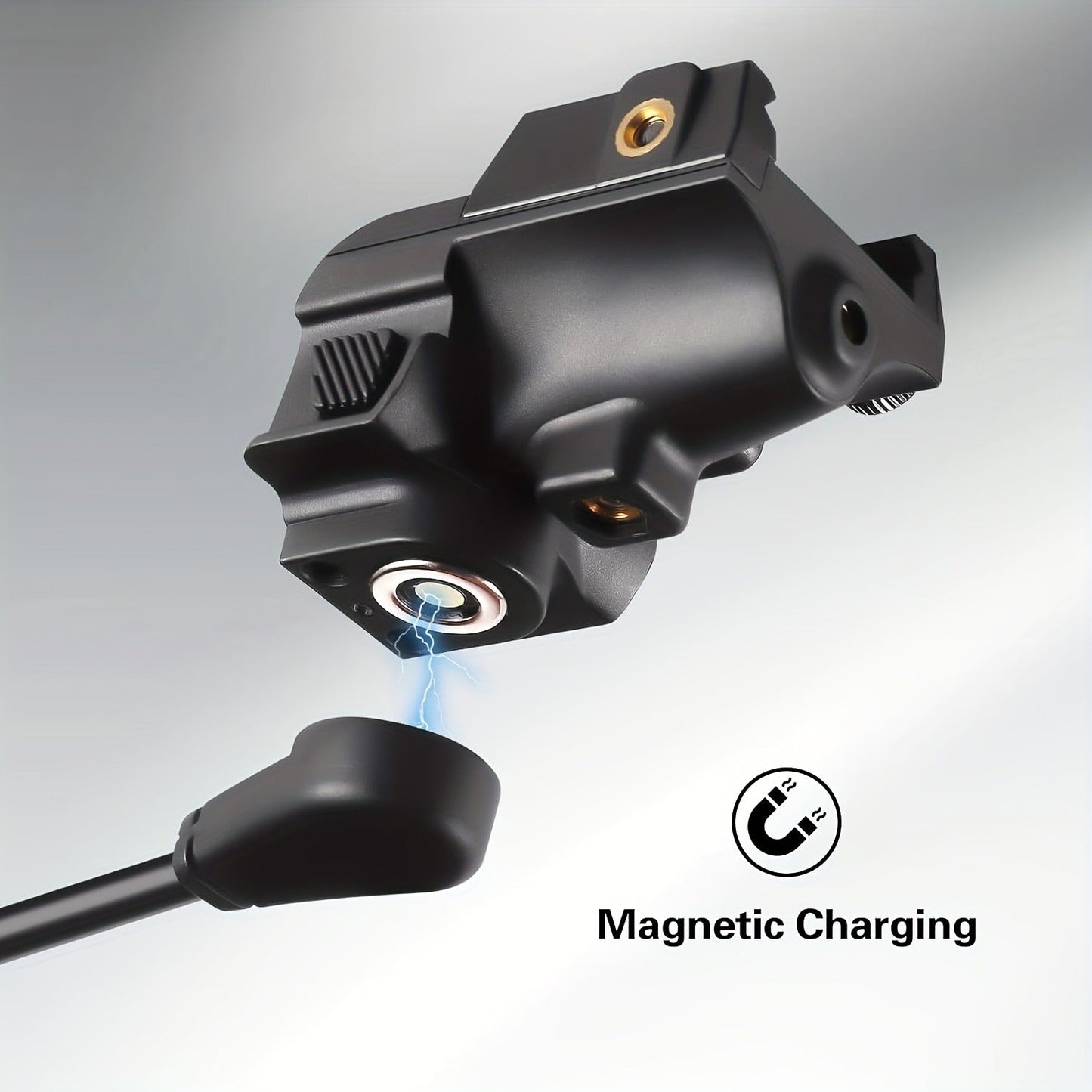 Compact Green Laser Sight Magnetic USB Charging Ambidextrous Low Profile 20mm Picatinny Rail for Handgun Pistol Airgun 150-300m Range PA66 Nylon