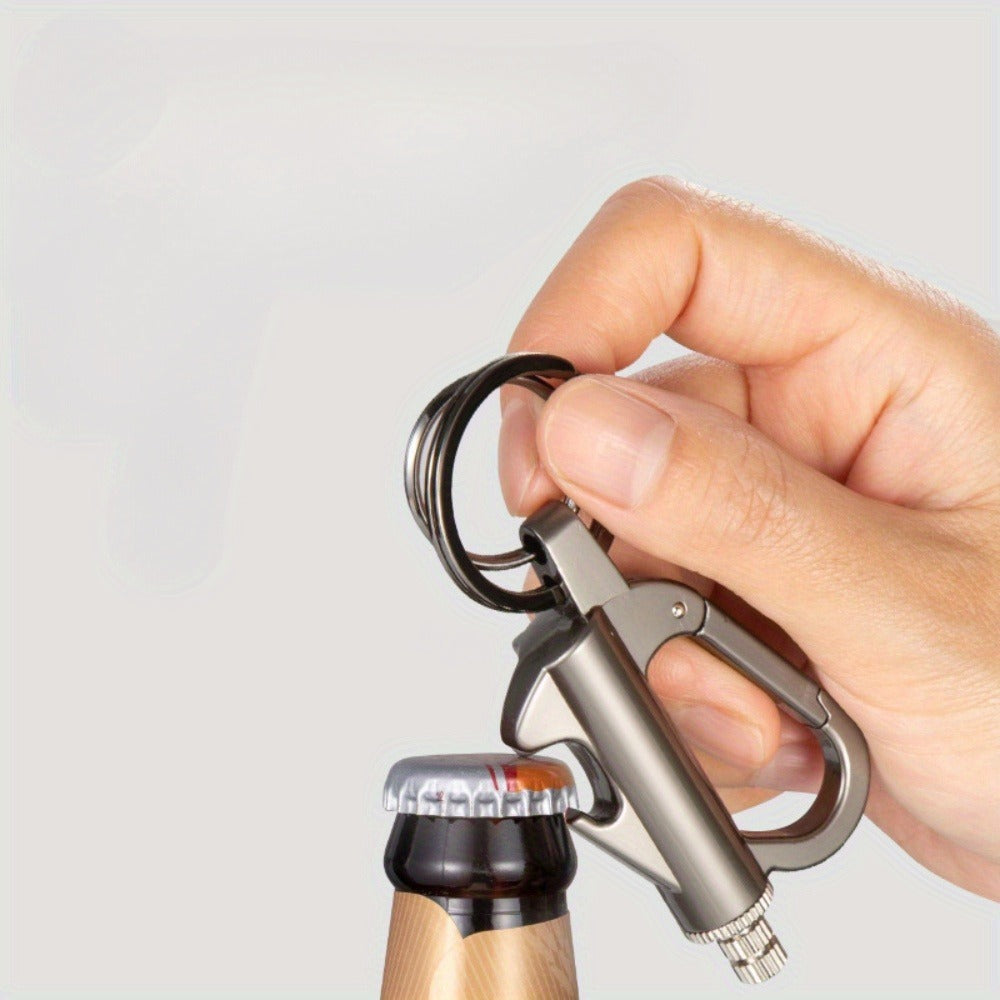 Permanent Match Flint Fire Starter 2-Pack – Waterproof Metal Keychain Lighter EDC with Bottle Opener