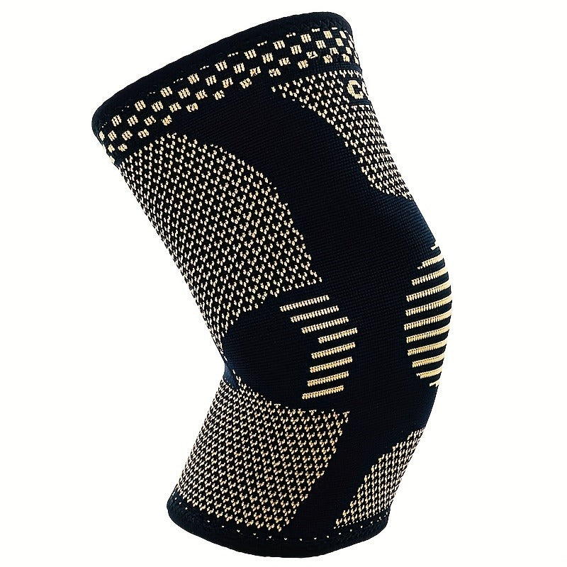 Knee Brace with Patella Gel Pad & Side Stabilizers – Open Patella Support for Running, Cycling, Tennis, Volleyball & Outdoor Sports | Men & Women