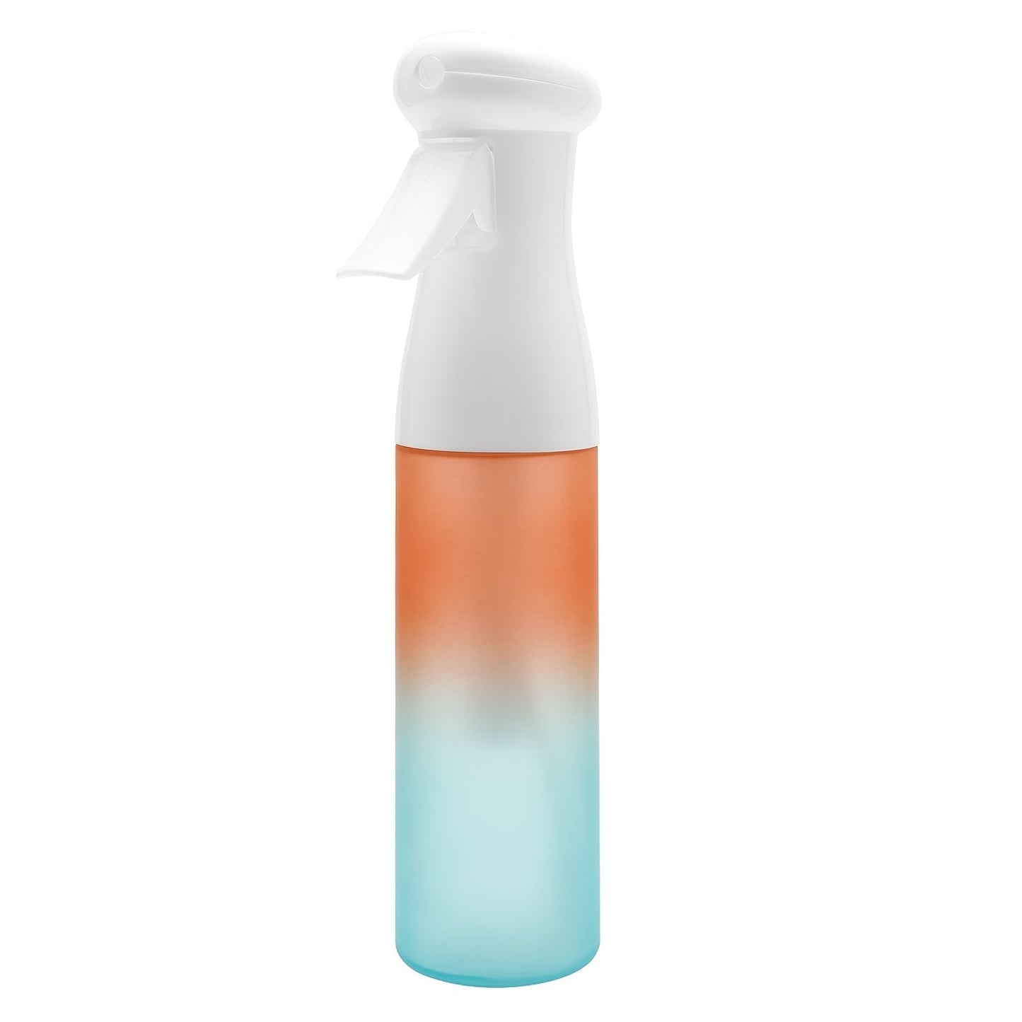 Fine Mist Spray Bottle 300ml Frosted Anti-Slip BPA Free Barber Hair Spray Water Bottle for Curly Hair Styling Salon Skincare Plant Misting Gardening Gradient Color Professional Spray Bottle