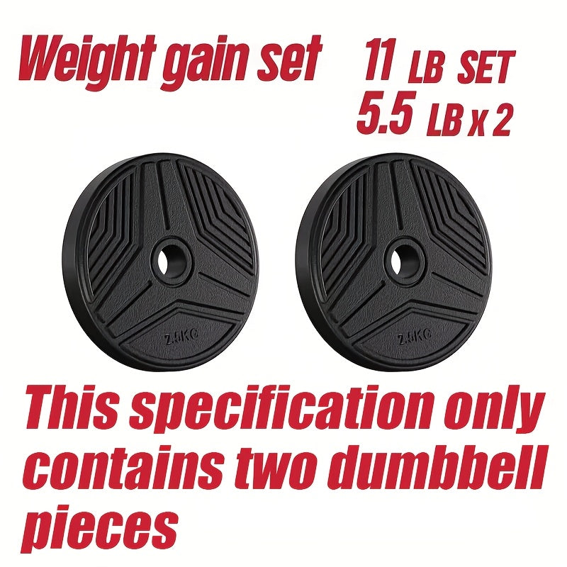 Adjustable Dumbbell Set 5-in-1, 20/30/40/60/110LBS Free Weights with Upgraded Lock Nut, Converts to Barbell, Kettlebell, Push-Up Rack & Weight Plates, Home Gym Strength Training for Men & Women
