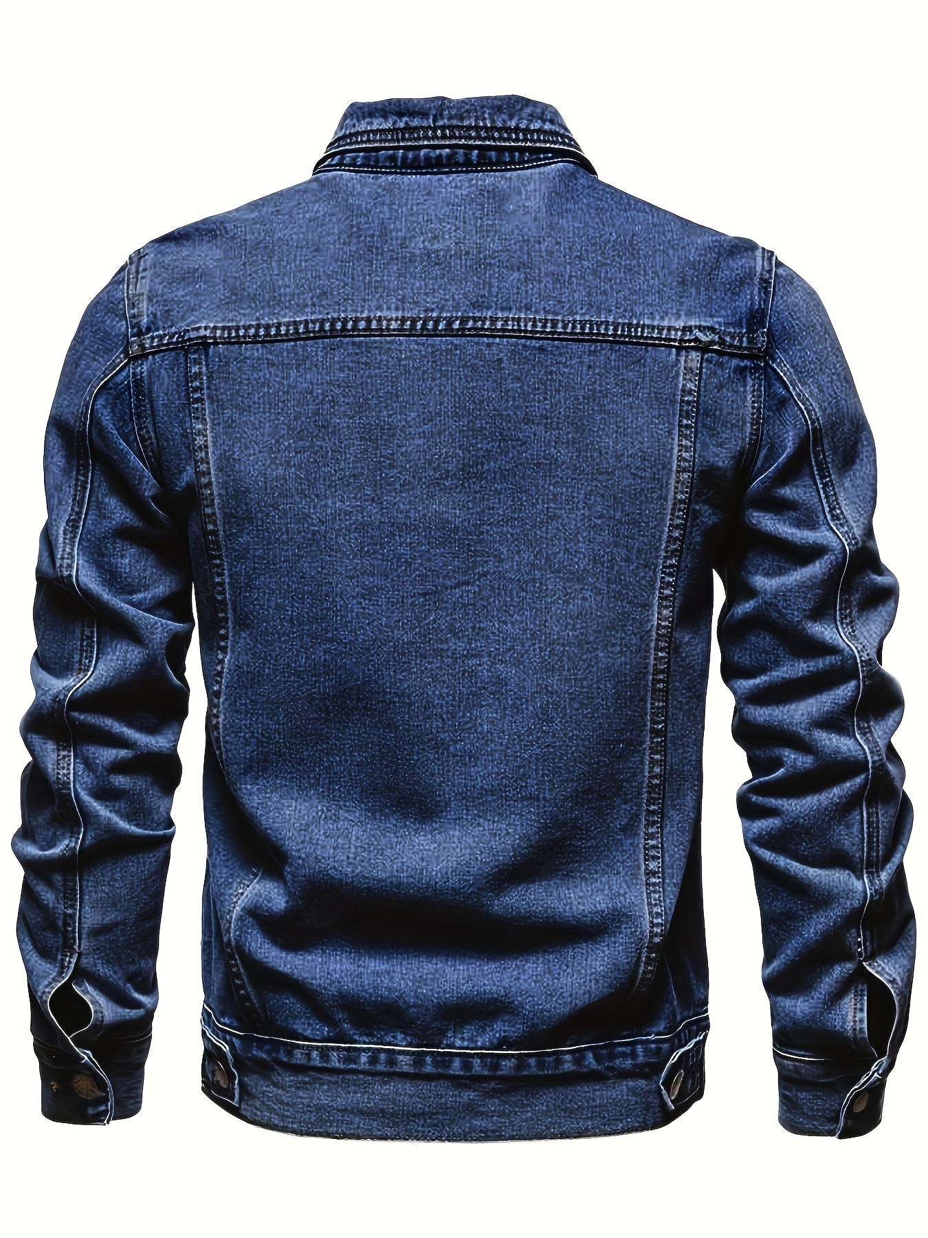 Men's Versatile Denim Pullover Coat Everyday 037