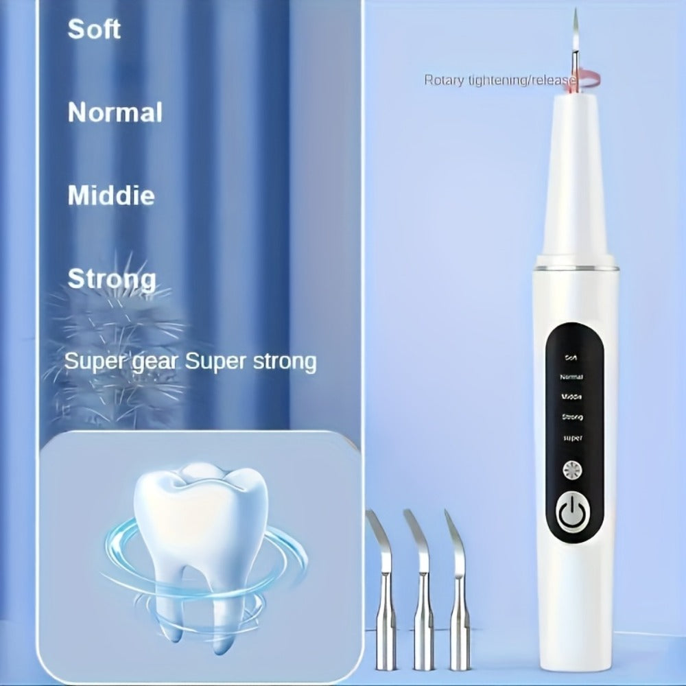 Electric Toothbrush Kit with LED Light & 5-Mode Adjustment – 3 Brush Head Accessories, Deep Cleaning Oral Care Set for Home Use, Great Gift for Mother's Day, Father's Day & Birthdays
