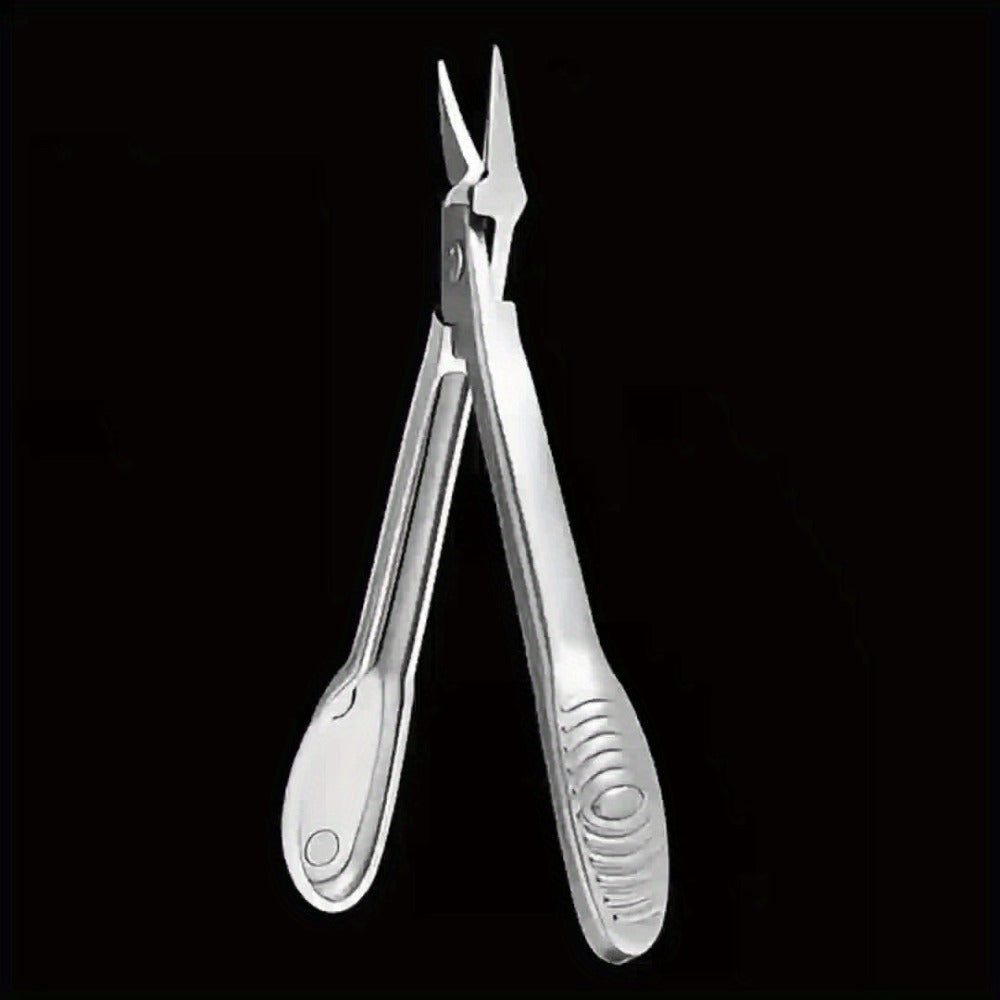 Ingrown Nail Clippers 4CR13 Stainless Steel Professional with Extended Blade & Open Jaw Design – Precision Cuticle Scissors & Dead Skin Trimmer for Thick Nails | Nail Art Tool for Men & Women